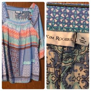 Capri pants and blouse set